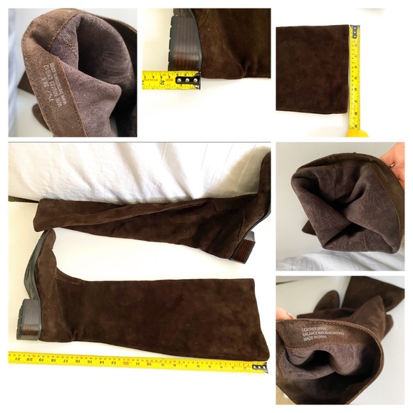 BORN-CROWN CADY SUEDE OVER THE KNEE BOOTS - Picture 5 of 8